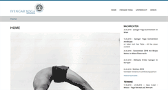 Desktop Screenshot of iyengar-yoga-deutschland.com