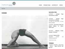 Tablet Screenshot of iyengar-yoga-deutschland.com